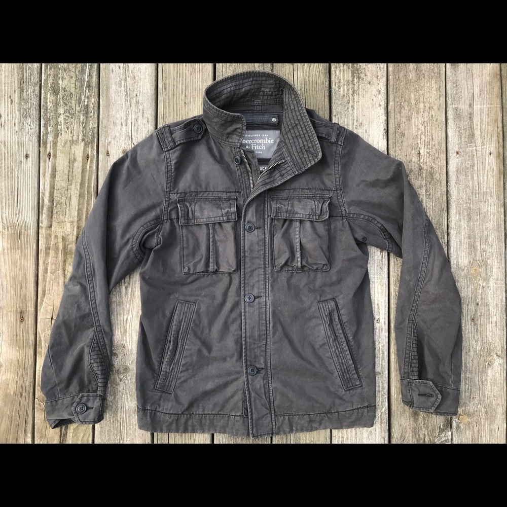 Abercrombie & Fitch Sentinel Distressed Jacket